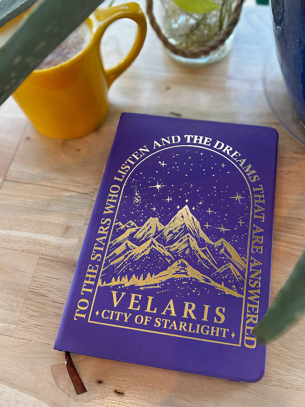 To the Stars Gold Foil A5 Journal