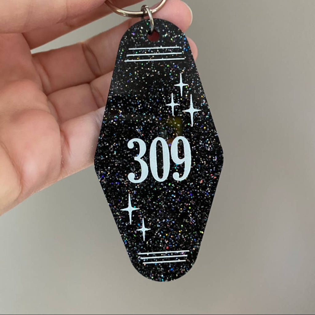 Local Area Code Custom Acrylic Keychain
