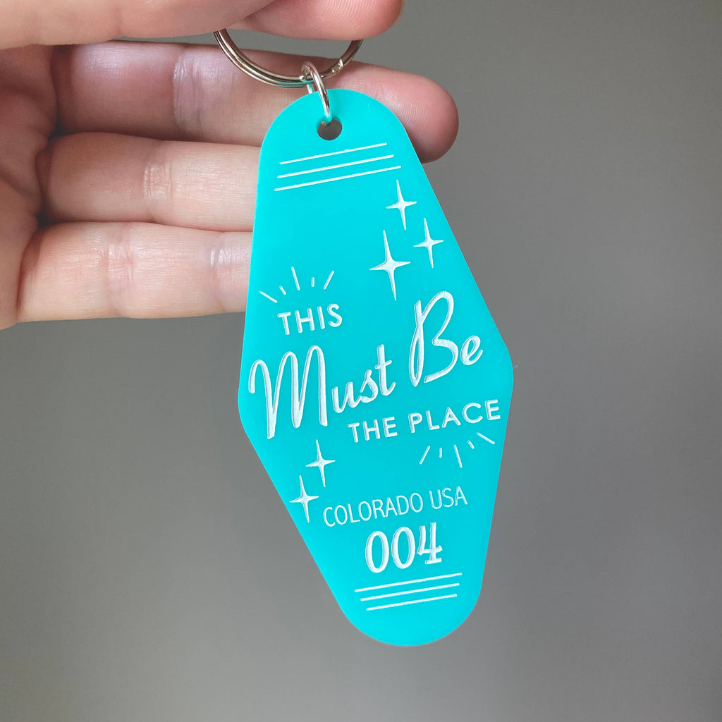 This Must Be the Place Customizable Acrylic Keychain