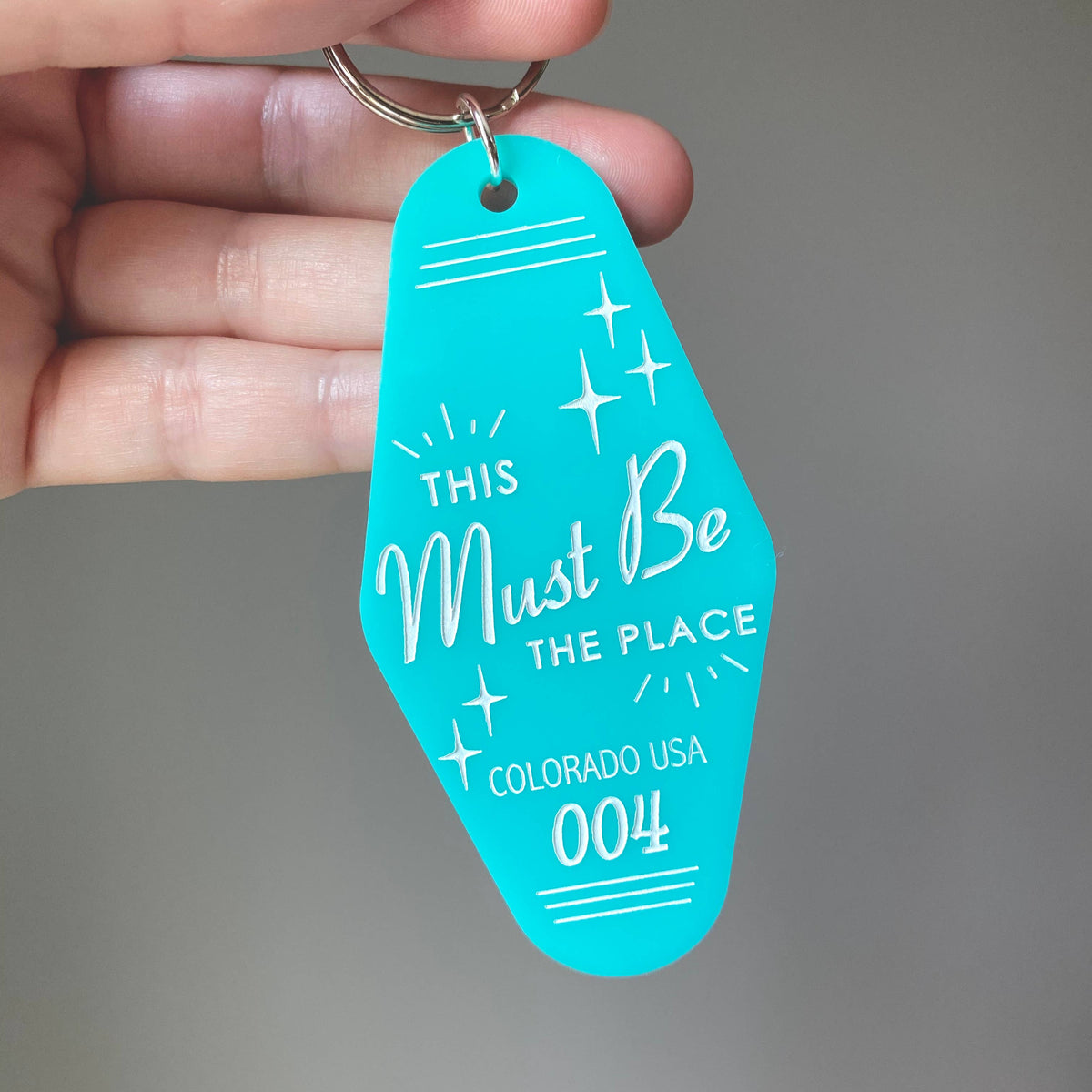 This Must Be the Place Customizable Acrylic Keychain