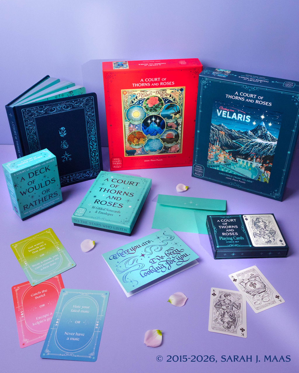 A Court of Thorns and Roses: Official Greetings from Velaris 1000-Piece Puzzle