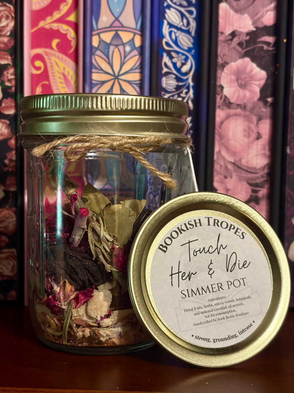 Bookish Simmer Pot | Touch Her & Die