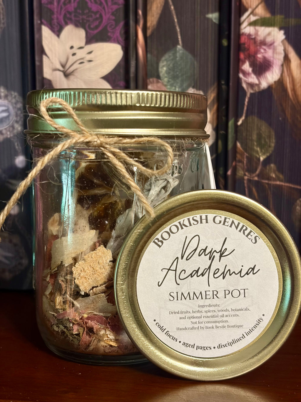 Bookish Simmer Pot | Dark Academia