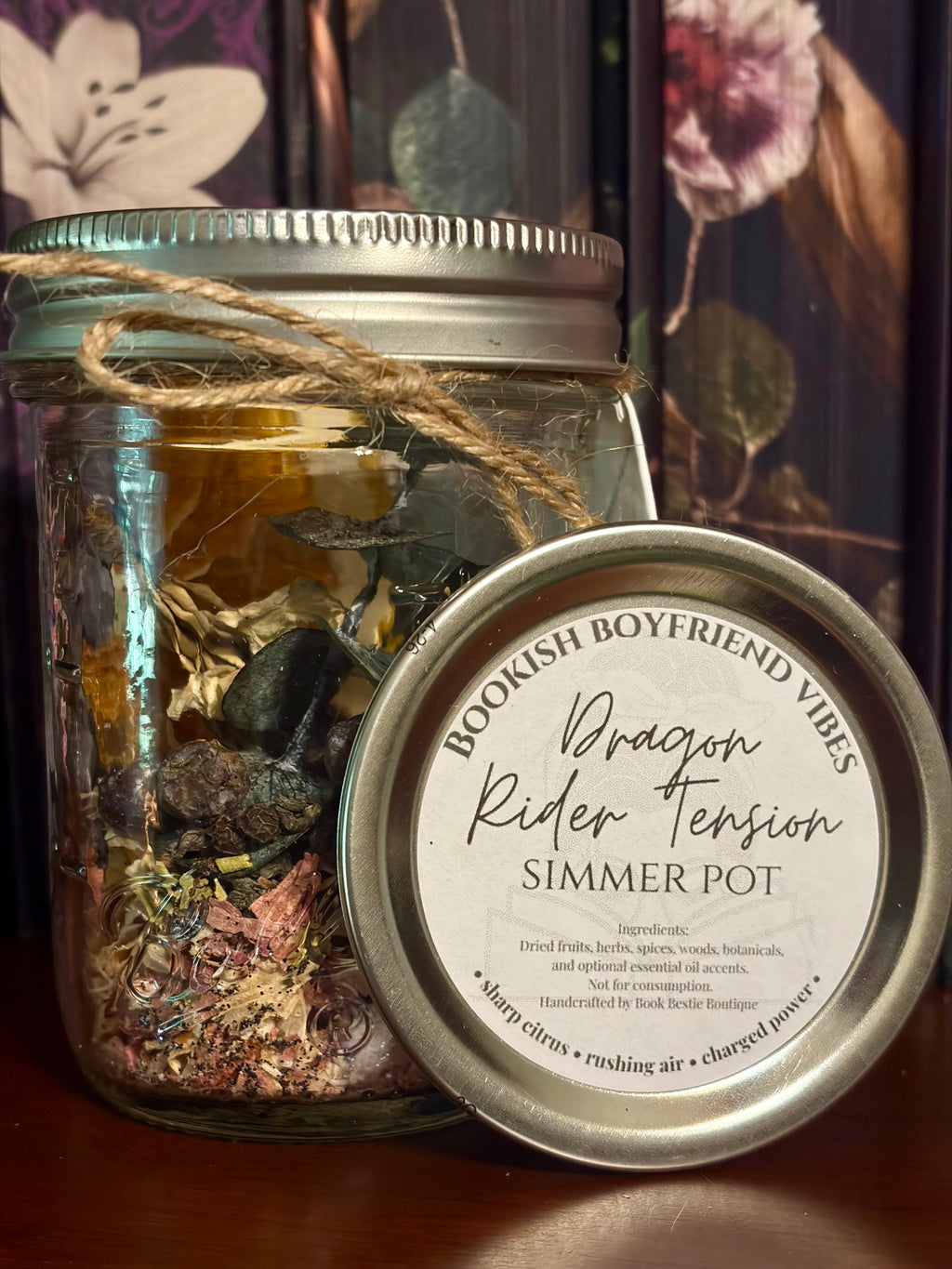Bookish Simmer Pot | Dragon Rider Tension