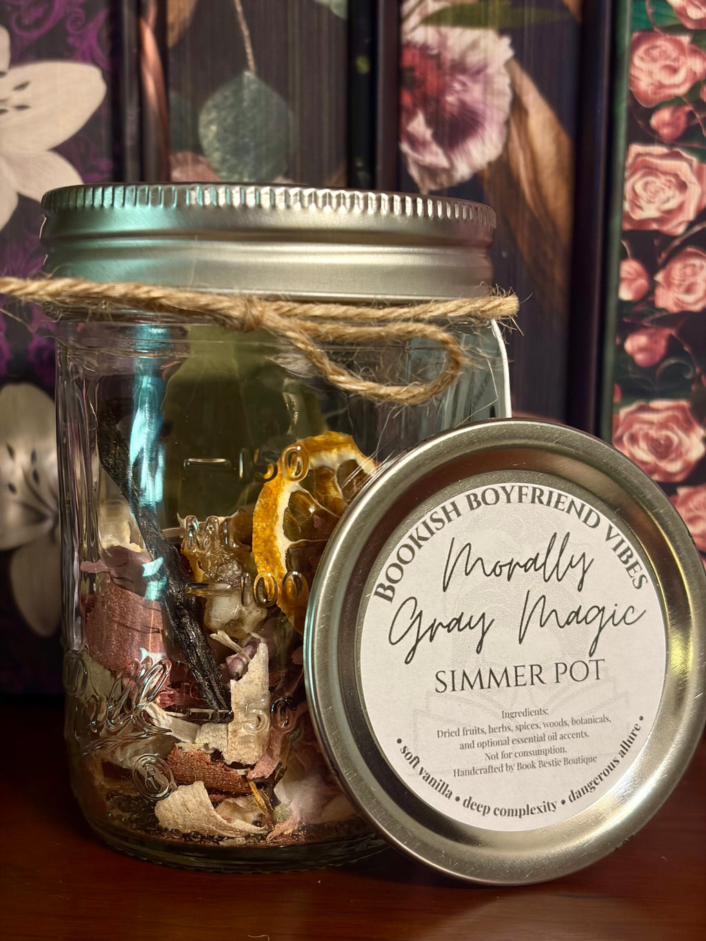 Bookish Simmer Pot | Morally Gray Magic