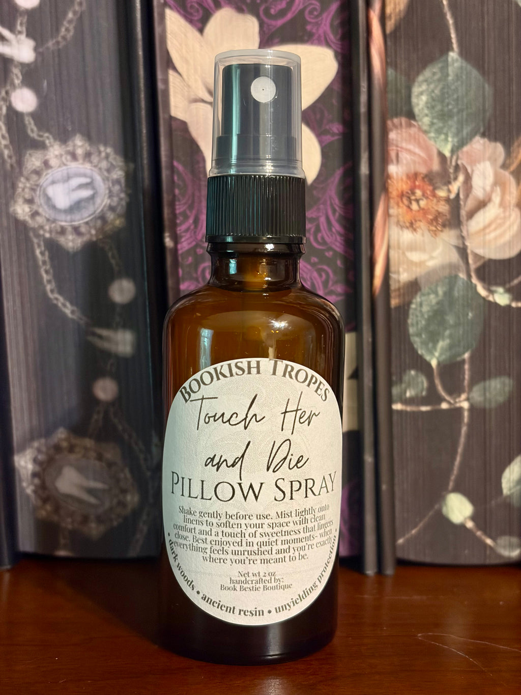 Bookish Pillow Spray | Touch Her & Die