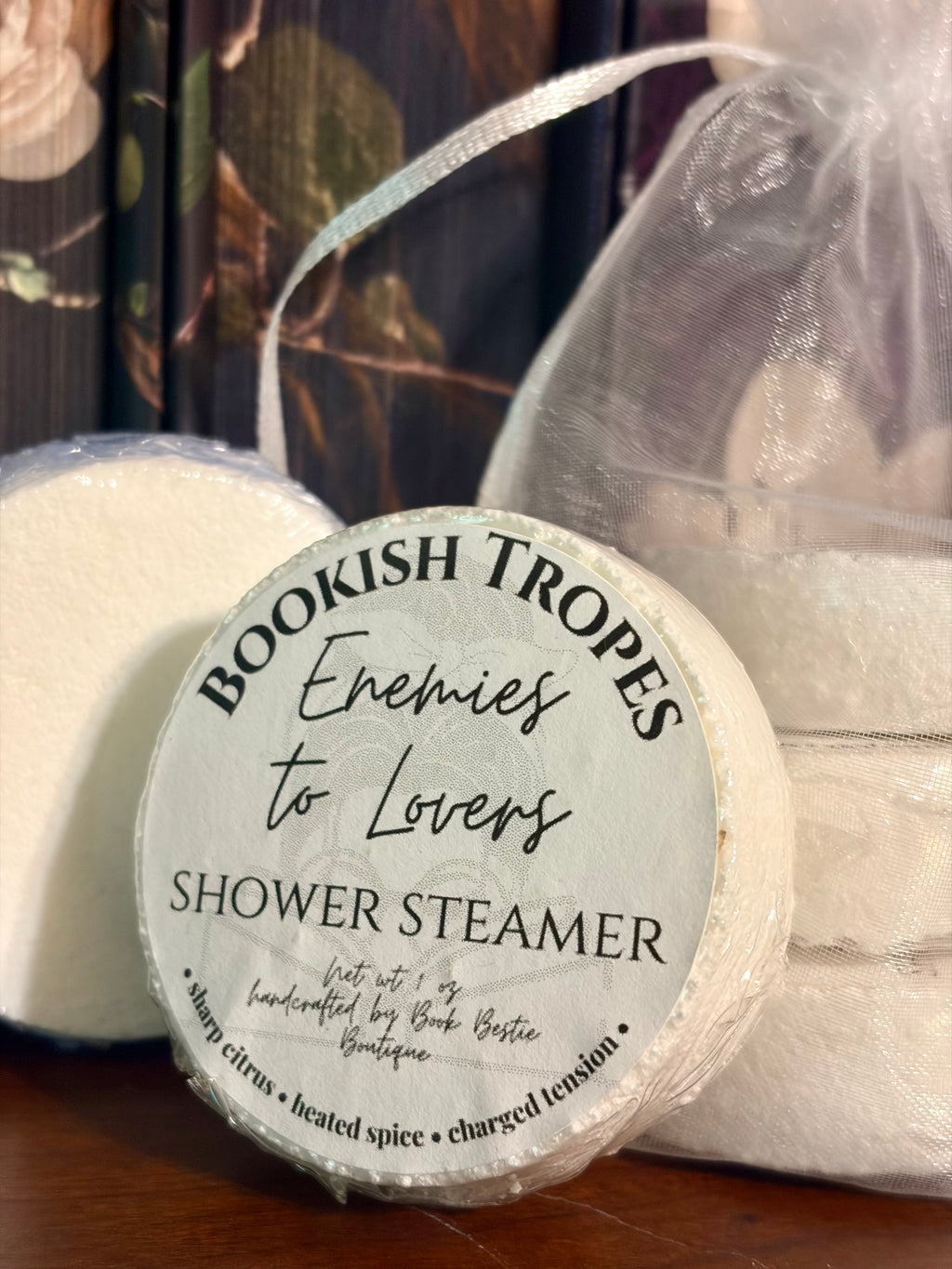 Bookish Shower Steamers | Enemies to Lovers