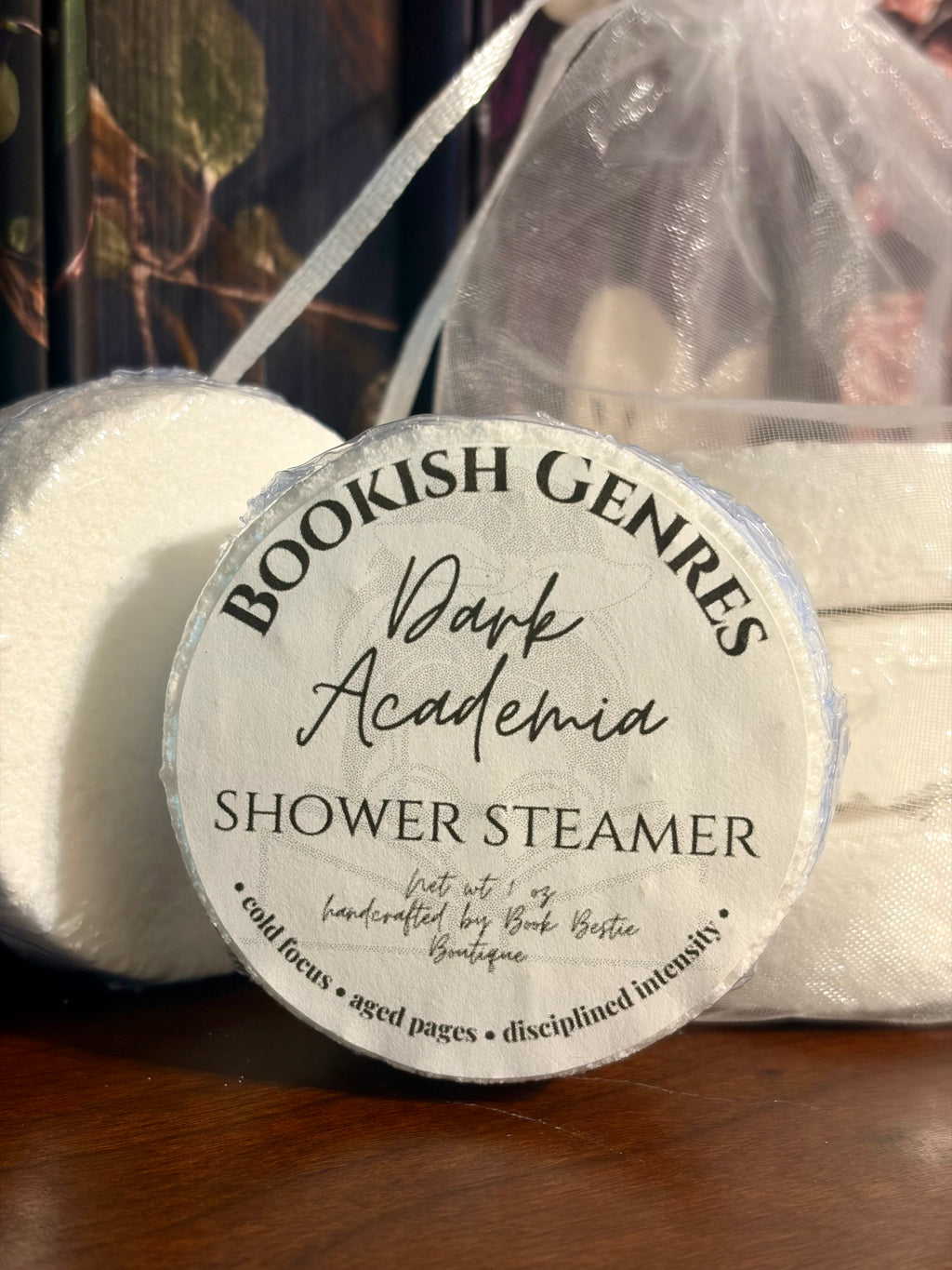 Bookish Shower Steamers | Dark Academia