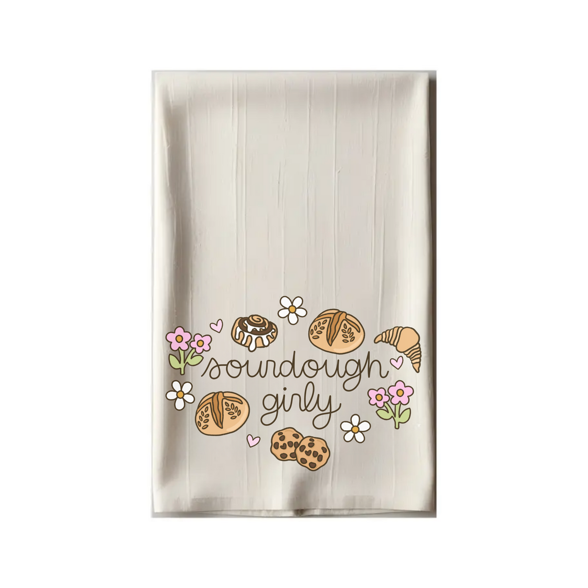 Sourdough Girly Tea Towel
